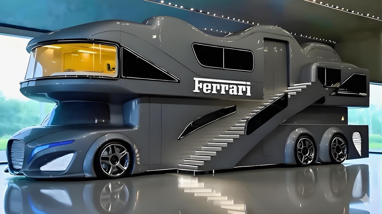 Ferrari Motorhome 2026 : puissance extrême et art de vivre ultra-luxueux